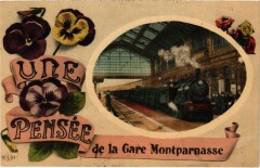 Une pensée de la Gare Montparnasse à Paris 15e