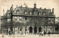 Carte postale ancienne Mairie du XIIIme
                                                                     à Paris 13e
                                