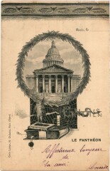 Paris Le Pantheon Litho