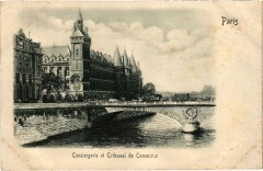 Paris Conciergerie et Tribunal de Commerce Embossed