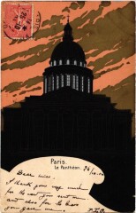 Paris Silhouettes Le Pantheon
