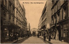 Rue des Batignolles à Paris 17e