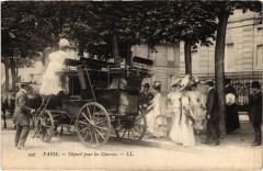 Départ pour les Courses à Paris 16e