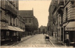 Rue Cortambert - Eglise Reformée de Passy à Paris 16e