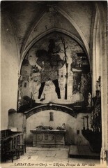 Lassay L'Eglise, Fresque du XVe siecle France -
													41 Loir et Cher
												