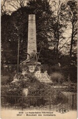 Gray Monument des combattants -
													70 Haute Saône
												
