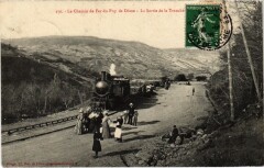 Railway, Chemin de Fer Puy de Dome Sortie de la tranchee