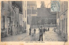 Orly - Place De L'Eglise - cliché rare