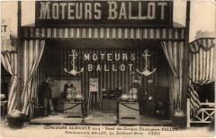 Paris Concours Agricole 1914 Stand Ballot