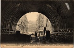 Paris Construction du Chamin de Fer Metropolitain
