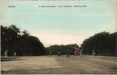 Bois de Boulogne - Porte Dauphine - Entrée du Bois à Paris 16e