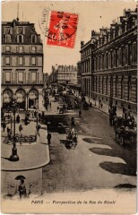 Paris 1e Perspective Rue de Rivoli à Paris 1er