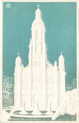 Paris Eglise de la Trinite Embossed