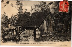 Carte postale ancienne Montmartre - La Maison au Toit de Chaume dite d'Henri IV
																	 à Paris 18e
								