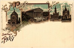 Souvenir de Paris Litho
