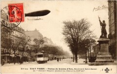 Tout Paris 531 13e Statue de Jeanne d'Arc Dirigeable Aviation