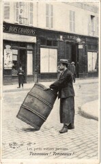 Carte postale ancienne Tonneaux ! Tonneaux !
                                