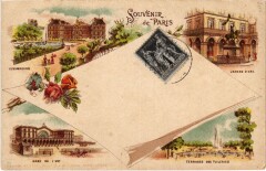 Souvenir de Paris Litho