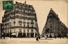 Rond-point et rue de Longchamp à Paris 16e