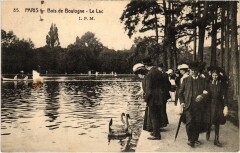 Bois de Boulogne - Le Lac à Paris 16e