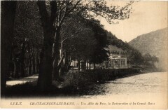 Chateauneuf les Bains Une Allee du Parc France