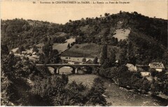 Chateauneuf-les-Bains La Sioule au Pont de Braynant France