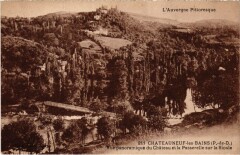 Chateauneuf les Bains Vue Panoramique du Chateau France