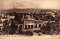 Royat La Gare et vue sur Clermont France à Royat