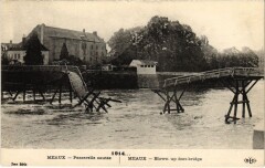 Meaux Passerelle sautee France à Meaux