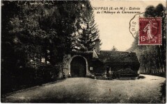 Souppes Entree de l'Abbaye de Cercanceau France