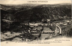 Chateauneuf les Bains Vue Generale du Pont de Menat France à Menat