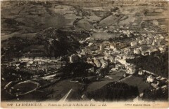 La Bourboule Panorama pris de la Roche des Fees France à La Bourboule