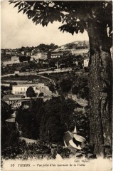 Thiers Vue prise d'un tournant de la Vallee France à Thiers