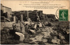 Auvergne Ruines du Temple de MErcure France