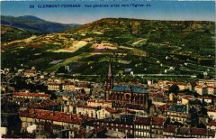 Clermont-Ferrand Vue Generale prise vers l'Eglise France à Clermont-Ferrand