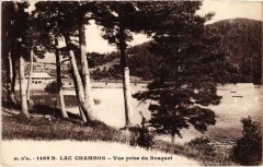 Lac Chambon Vue prise du Bosquet France