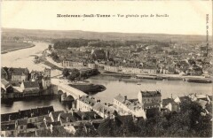 Montereau Vue Generale, prise de Surville France
