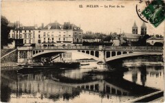 Melun Le Pont de fer France à Melun