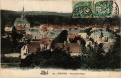 Souppes Vue panoramique France