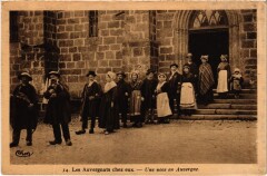Auvergne Une noce en Auvergne France