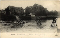 Meaux Passerelle sautee France à Meaux