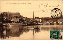 Montereau Le Pont de l'Yonne France
