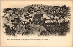 Fontainebleau Le Chaos des Gorges d'Apremont France à Fontainebleau
