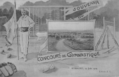 Etrechy - Concours De Gymnastique - Souvenir - 27 Juin 1909