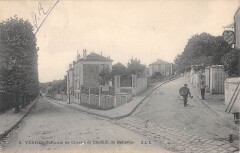 Yerres - Route De Crosne - Chemin De Bellevue - cliché rare avec l'homme -
																					91560 Crosne
																			
