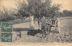 Gometz Le Chatel - Cueillette Des Pommes - Agriculture - Attelage