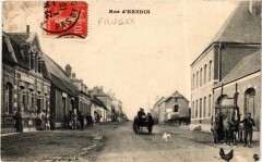 Rue d'Hesdin à Hesdin