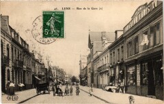 Lens - Rue de la Gare à Lens