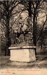 Nord Lille La Statue Equestre Bois de Boulogne à Lille