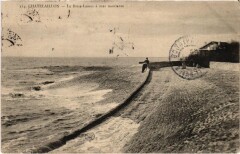 Chatelaillon (Dep.17) Le Brise-Lames a mer montante